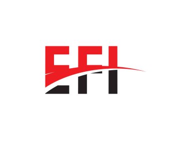 EFI ilk harf logo tasarım vektör şablonu. kurumsal iş kimliği için yaratıcı sembol.