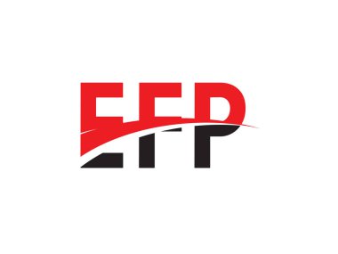 EFP ilk harf logo tasarım vektör şablonu. kurumsal iş kimliği için yaratıcı sembol.