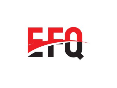EFQ ilk harf logo tasarım vektör şablonu. kurumsal iş kimliği için yaratıcı sembol.