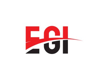 EGI ilk harf logo tasarım vektör şablonu. kurumsal iş kimliği için yaratıcı sembol.
