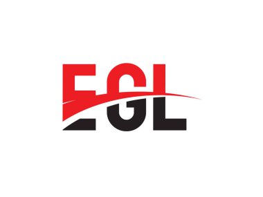EGL ilk harf logo tasarım vektör şablonu. kurumsal iş kimliği için yaratıcı sembol.