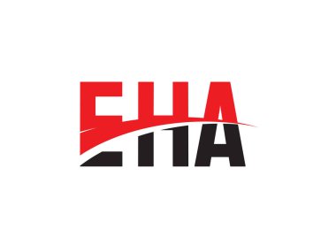 EHA ilk harf logo tasarım vektör şablonu. kurumsal iş kimliği için yaratıcı sembol.