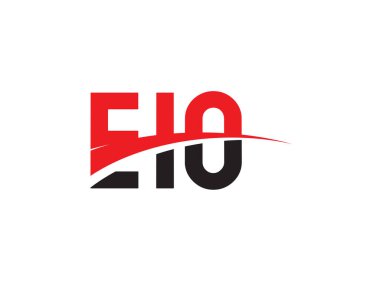 EIO ilk harf logo tasarım vektör şablonu. kurumsal iş kimliği için yaratıcı sembol.