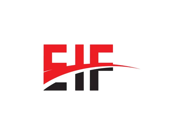 Eif Initial Letter Logo Design Vector Template Creative Symbol Corporate — Stock Vector