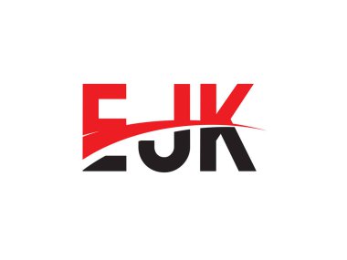 EJK ilk harf logo tasarım vektör şablonu. kurumsal iş kimliği için yaratıcı sembol.