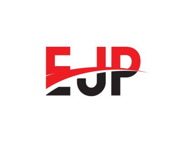 EJP ilk harf logo tasarım vektör şablonu. kurumsal iş kimliği için yaratıcı sembol.