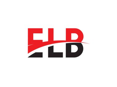 ELB ilk harf logo tasarım vektör şablonu. kurumsal iş kimliği için yaratıcı sembol.