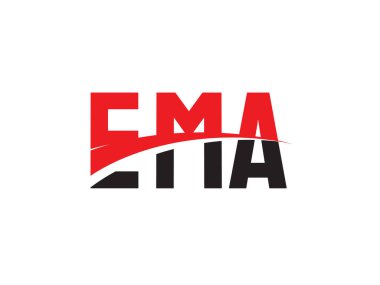 EMA ilk harf logo tasarım vektör şablonu. kurumsal iş kimliği için yaratıcı sembol.