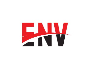 ENV ilk harf logo tasarım vektör şablonu. kurumsal iş kimliği için yaratıcı sembol.