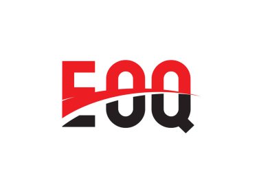 EOQ ilk harf logo tasarım vektör şablonu. kurumsal iş kimliği için yaratıcı sembol.