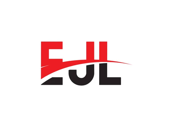 Ejl 디자인 템플릿 기업의 정체성을 창의적 — 스톡 벡터