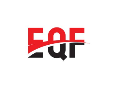 EQF ilk harf logo tasarım vektör şablonu. kurumsal iş kimliği için yaratıcı sembol.