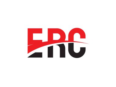 ERC ilk harf logo tasarım vektör şablonu. kurumsal iş kimliği için yaratıcı sembol.