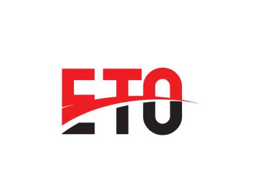 ETO ilk harf logo tasarım vektör şablonu. kurumsal iş kimliği için yaratıcı sembol.