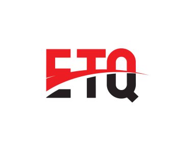 ETQ ilk harf logo tasarım vektör şablonu. kurumsal iş kimliği için yaratıcı sembol.
