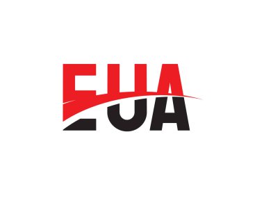 EUA ilk harf logo tasarım vektör şablonu. kurumsal iş kimliği için yaratıcı sembol.