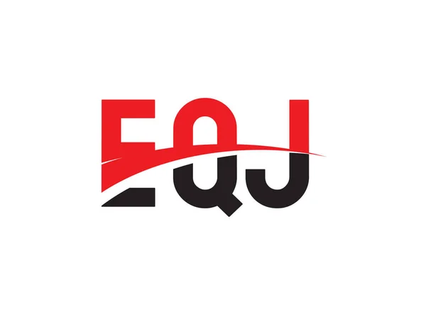 Eqj Initial Letter Logo Design Vector Template Creative Symbol Corporate — Stock Vector