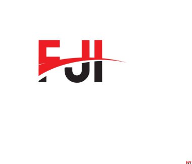 FJI ilk harf logo tasarım vektör şablonu. kurumsal iş kimliği için yaratıcı sembol.
