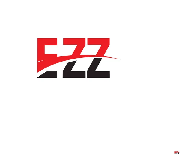 Modèle Vectoriel Conception Logo Lettre Initiale Ezz Symbole Créatif Pour — Image vectorielle