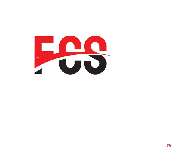Fcs Initial Letter Logo Design Vektor Template Kreatives Symbol Für — Stockvektor