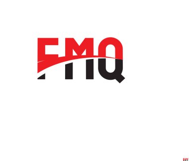 FMQ ilk harf logo tasarım vektör şablonu. kurumsal iş kimliği için yaratıcı sembol.