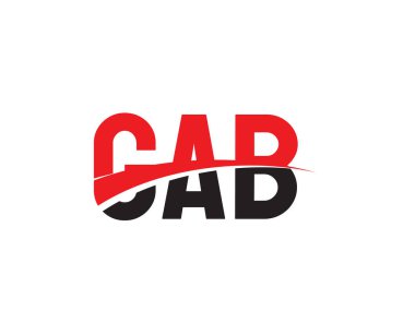 GAB ilk harf logo tasarım vektör şablonu. kurumsal iş kimliği için yaratıcı sembol.