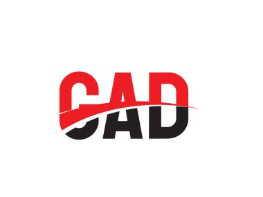 GAD ilk harf logo tasarım vektör şablonu. kurumsal iş kimliği için yaratıcı sembol.