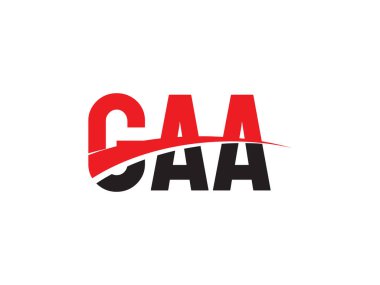 GAA ilk harf logo tasarım vektör şablonu. kurumsal iş kimliği için yaratıcı sembol.