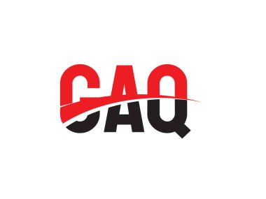 GAQ ilk harf logo tasarım vektör şablonu. kurumsal iş kimliği için yaratıcı sembol.