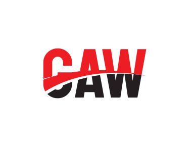 GAW ilk harf logo tasarım vektör şablonu. kurumsal iş kimliği için yaratıcı sembol.
