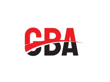 CBA ilk harf logo tasarım vektör şablonu. kurumsal iş kimliği için yaratıcı sembol.