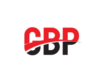 CBP ilk harf logo tasarım vektör şablonu. kurumsal iş kimliği için yaratıcı sembol.