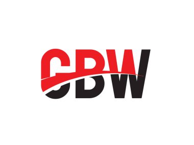 CBW ilk harf logo tasarım vektör şablonu. kurumsal iş kimliği için yaratıcı sembol.