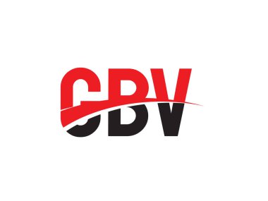 CBV ilk harf logo tasarım vektör şablonu. kurumsal iş kimliği için yaratıcı sembol.