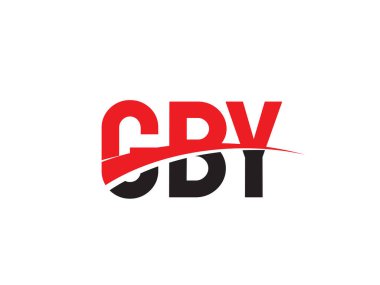 CBY ilk harf logo tasarım vektör şablonu. kurumsal iş kimliği için yaratıcı sembol.