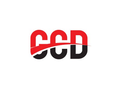 CCD ilk harf logo tasarım vektör şablonu. kurumsal iş kimliği için yaratıcı sembol.