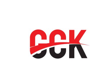 CCK ilk harf logo tasarım vektör şablonu. kurumsal iş kimliği için yaratıcı sembol.