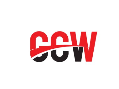 GCW ilk harf logo tasarım vektör şablonu. kurumsal iş kimliği için yaratıcı sembol.