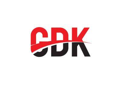 GDK ilk harf logo tasarım vektör şablonu. kurumsal iş kimliği için yaratıcı sembol.