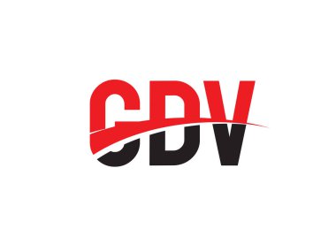GDV ilk harf logo tasarım vektör şablonu. kurumsal iş kimliği için yaratıcı sembol.