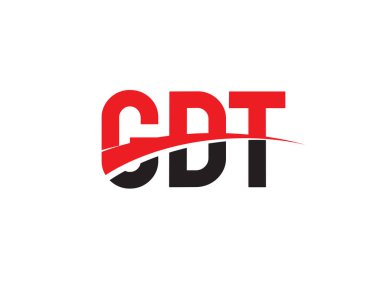 GDT ilk harf logo tasarım vektör şablonu. kurumsal iş kimliği için yaratıcı sembol.