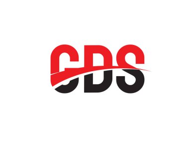 GDS ilk harf logo tasarım vektör şablonu. kurumsal iş kimliği için yaratıcı sembol.