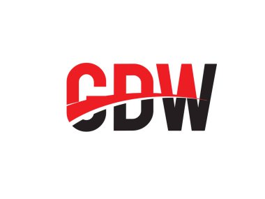 GDW ilk harf logo tasarım vektör şablonu. kurumsal iş kimliği için yaratıcı sembol.