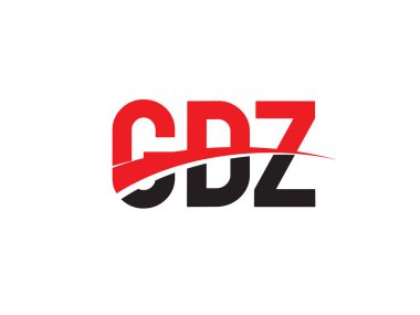 GDZ ilk harf logo tasarım vektör şablonu. kurumsal iş kimliği için yaratıcı sembol.