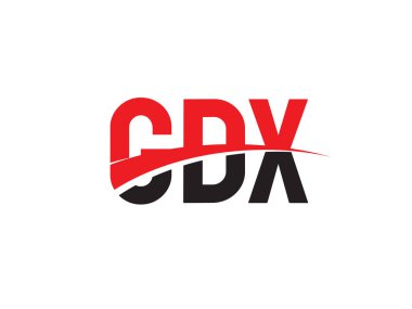 GDX ilk harf logo tasarım vektör şablonu. kurumsal iş kimliği için yaratıcı sembol.