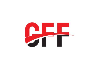 GFF ilk harf logo tasarım vektör şablonu. kurumsal iş kimliği için yaratıcı sembol.