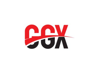 GGX ilk harf logo tasarım vektör şablonu. kurumsal iş kimliği için yaratıcı sembol.