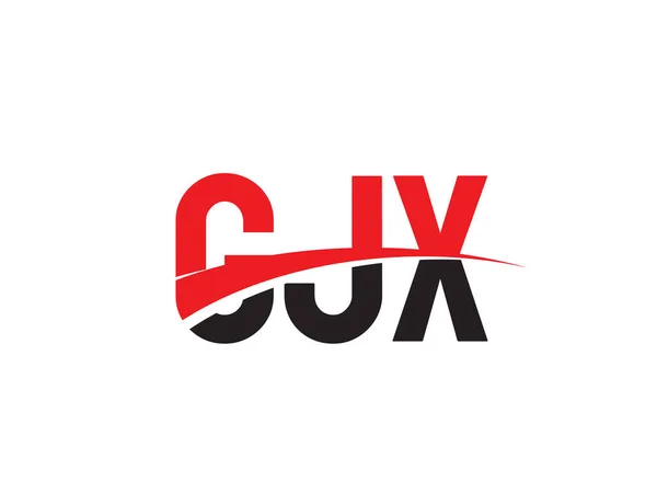 Gjx Första Bokstaven Logotyp Design Vektor Mall Kreativ Symbol För — Stock vektor