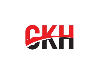 GKH ilk harf logo tasarım vektör şablonu. kurumsal iş kimliği için yaratıcı sembol.
