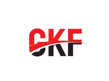 GKF ilk harf logo tasarım vektör şablonu. kurumsal iş kimliği için yaratıcı sembol.